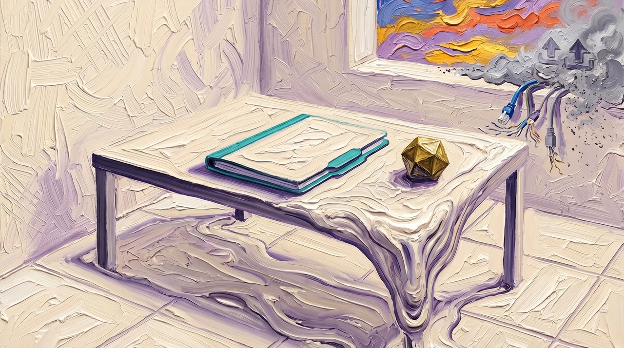 A sealed local vault on your desk with no cloud tether. Your data stays on your machine